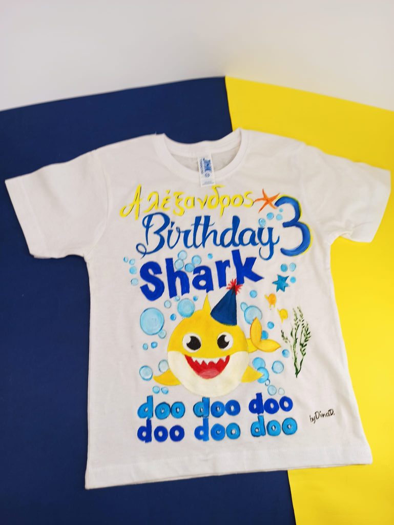 mplouzaki genethlon zogrfismeno baby shark